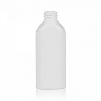 Flacon médical de 50 ml en PET, avec spray blanc GCMI 28/410 et