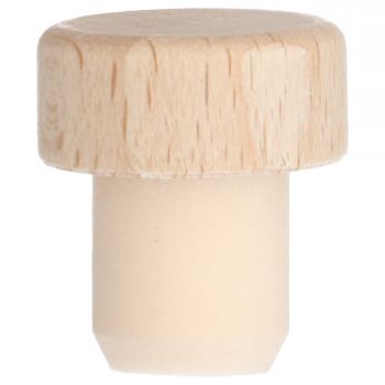 Wooden Topped PE Cork 14mm