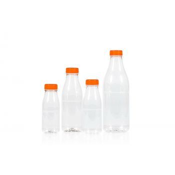 Juice bottles PET Transparent
