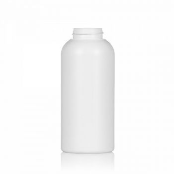 500 ml bottle Compact round HDPE white 567