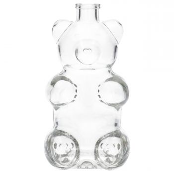 350 ml Bear glass clear 15Cork, 400g