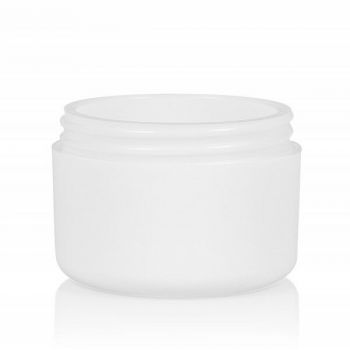 50 ml jar Frosted soft PP white double-walled