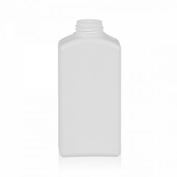 250 ml bottle Standard Square HDPE white 28.410