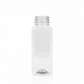 330 ml juice bottle Juice Square PET transparent