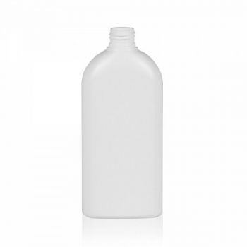 300 ml bottle Basic Oval HDPE white 24.410