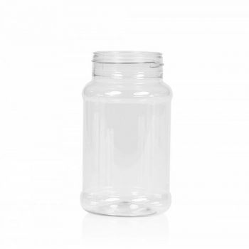 500 ml jar Spice round PET transparent