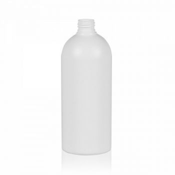 500 ml bottle Basic Round HDPE white 24.410