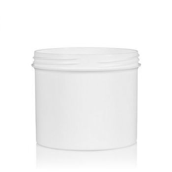 500 ml jar Soft cylinder PP white